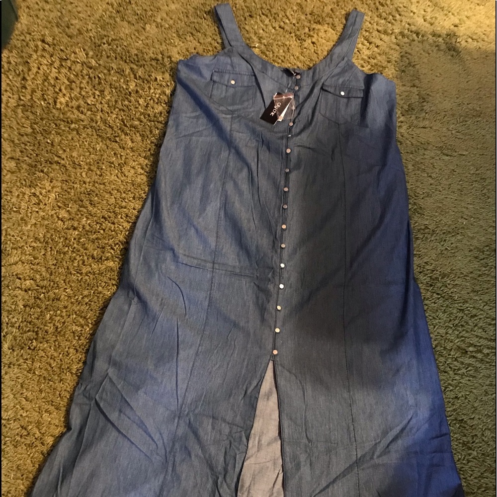 CITY CHIC DRESS JEAN BLUE NEW NEVER WORN